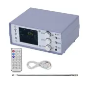HamGeek TEF6686-Desk Blue Desktop Radio DSP RDS AM FM SW Full Band Radio #Su