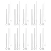 10 Sets Clocks Hands Long DIY Large Wall Metal Replacement Watch Kit White Point