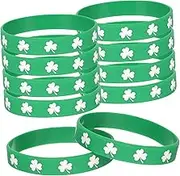 KITANDOVE 10pcs Bracelet Patricks Day Wristbands Patty's Day Decor Patricks Day Party Favor . Patricks Day Jewelry Patricks Wristbands Patty's Day Accessories