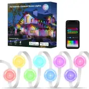 Permanent Outdoor Lights,100ft with 72 LED Smart RGB+IC Eaves Lights,Cold/War...