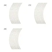 10 Units Guitar Fret Cables,Guitar Fret Wire Cupronickel Brass Gauge