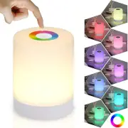Touch Sensor Night Light LED Bedside Desk Table Lamp Dimmable Rechargeable USB