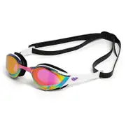 Arena Swimming Goggles Cobra Edge Swipe Mirror VIOLET-WHITE-BLACK