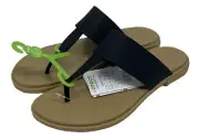 Crocs Tulum Flip Sandal Women’s Size 10 Black/Tan NEW