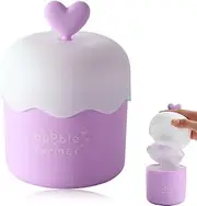 Face Cleanser Foamer Cup, Cute Face Cleanser Bubbler, Foam Bubble Maker, Travel Skin Care Foam Foamer Cup Facial Cleanser for Girls, Face Wash, Shower Tools (Purple)