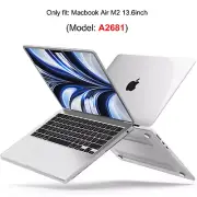 Case for New MacBook Air 13.6 Inch M2 Chip A2681 2022 Snap On Hard Shell Cover