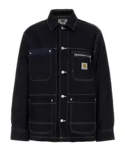 Junya Watanabe X Carhartt denim coat M Black