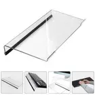 2pcs Tilted Computer Keyboard Holder Nonskid Keyboard Stand Transparent