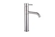 VITO BERTONI WISH2 Round Extended Basin Mixer Tap - Graphite