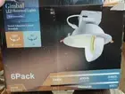 6 inch 6 Pack Gimbal LED Recessed Lights (5CCT 2700K-5000K) Dimmable Downlights
