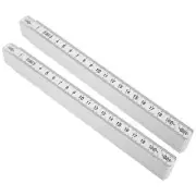 Woodworking Tool Locking Design Portable Lightweight 2m Folding Ruler 2pcs AC