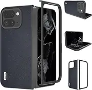 [Jarttarn] Case Compatible with Google Pixel 9 Pro Fold Folding Leather Protective case, Ultra-Thin Shockproof Protection Case, Seismic and Anti Fall Case for Google Pixel 9 Pro Fold (Blue)