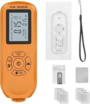 0-2000UM Thickn Gauge High Precise Digital Au Bile Film Thickn Meter Car Paint Coating Thickn Tester Three Probe Modes Units Switching with Data Statistical Zeroing Calib ion and O Landscape Screen