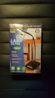 As Seen On TV Go Lamp Ultra-Bright-Cordless-Light Lamp With Nightlight! ~NEW~