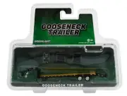 1:64 GreenLight *HITCH & TOW* BLACK *GOOSENECK* 5th Wheel FLATBED TRAILER *NIP*
