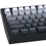 124 Keys Gradient Grey Keycaps Set, PBT Cherry Profile Keycaps Custom, Dye-Su...