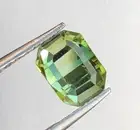 1.80CTNatural Faceted yellowish Green Tourmaline Loose Gemstone From Afghanistan