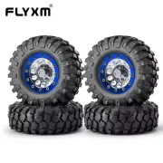 4X Beadlock 1.9" Wheel Rims + 108mm Tyre Tire Kit For Crawler RC4WD SCX10 Car