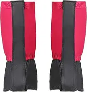 [uxcell] Leg Gaiters, Waterproof Shoe Covers Hiking Gaiters Snow Boot Gaiter, Rose Red, S