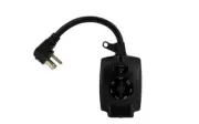 15 Amp Outdoor Plug-In Mechanical Dusk to Dawn Countdown Timer with Grounded Out