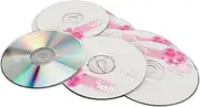 Tangxi CD-R Blanks, 52x Speed, 730MB Capacity, Writeable CD Blanks for Storing Digital Pictures, Music Data, 2 Minutes Recording Speed (10 Pieces)