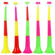 5pcs Plastic Stadium Horns Telescopic Sports Events Noisemakers Cheer Leading Trumpet As Shown 60.00X12.00X12.00CM
