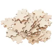 100pcs Boys And Girls Unfinished Learning Wooden Crafts Wooden Puzzle