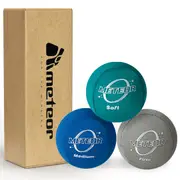 METEOR Stress Ball Set of 3, Hand Grip Ball, Stress Relief, Hand Therapy, and Grip Strengthening