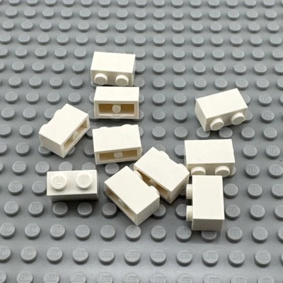 LEGO Brick - White - 1 x 2 - QTY x10