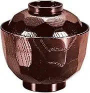 Fukui Craft 5-189-5 ABS New Tortoise Shell Small Suction Bowl, New Brown, Diameter 3.8 x Height 3.7 inches (9.7 x 9.3 cm), ABS 5-189-5