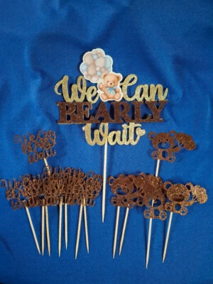 Cake and Cupcake Toppers for baby shower