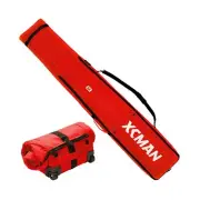 XCMAN Padded Snowboard Wheels Bag with TSA Lock,Perfect for Road Trips and Ai...