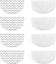 8 Pack Steam Mop Replacement Pads for Bissell Powerfresh Steam Mop 1940 1554 1806 2075 2685A 2181 2814 Series, Model 19402 19404 19408 19409 1940A 1940F 1940Q 1940T 1940W B0006 B0017 2075A