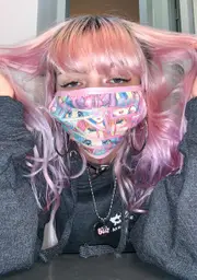 [Dolls Kill X Hatsune Miku] Comic Scene Cutie Face Mask