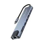 Oxhorn SuperSpeed 8-in-1 USB C to HDTV Adapter Hub 1xHDMI 4K 1xEtherneLAN 2 xUSB