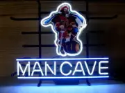 Captain Morgan Rum Man Cave 20"x16" Neon Sign Lamp Bar With Dimmer