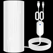 520+ Miles Range TV Antenna for Smart TV, 2023 Upgraded Digital Antenna for TV Indoor with Amplifier and Signal Booster, Portable HD Antenna for TV Indoor/Outdoor - 36ft Coax Cable - Support 4K 1080p