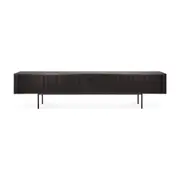 Ethnicraft Mahogany Roller Max TV Cupboard - 2 Sliding Doors/1 Drawer