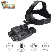 NV8000 8X Zoom Night Vision Goggles Binoculars Digital IR Head Mounted Hunting