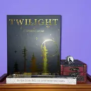 Bookish Box Twilight Album & quill pen, Fable Crate Keychain and Box