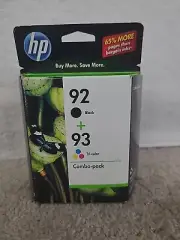 Genuine HP 92/93 (C9513FN#140) Ink Cartridge - 2 Pack | Exp: 12/2011