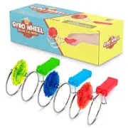 Retro Magic Gyro Wheel - 3 Pack - Light Up Magnetic Toy for Kids - Sensory To...