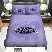 v4840 Bed Sheets Olivia Rodrigo And Butterfly Logo Duvet Cover Set Children Bed Sheets IU4840
