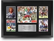 HWC Trading Alexi Lalas USA Gifts Printed Signed Autograph Picture for Football Fans and Supporters - A3 Framed
