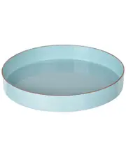 R16 Home Blue Mimosa Round Tray
