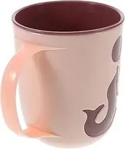 Hohopeti Adorable Dolphin Toothbrush Cup Bathroom Unbreakable Toothbrush Cup Mouth Washing Cup Bathroom Brushing Cup Plastic Tooth Rinsing Cup