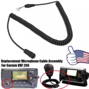 For Garmin VHF 200 Microphone Mic Cord Cable Coiled Assembly Replacement Part US
