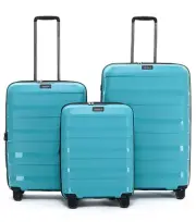 Tosca Comet 4-Wheel Expandable Suitcase Set of 3 - Teal (Small, Medium & Large)