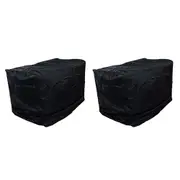 2pcs Outdoor Firewood Log Storage Rack Cover
