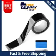 2" x 30 Ft High Gloss Vinyl Tape for Black Out Chrome Delete Window Trim